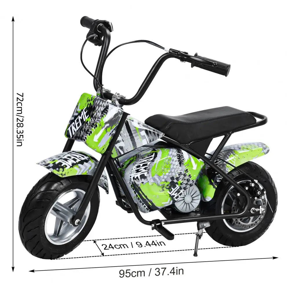 Electric Dirtbike, 24V Kids Electric Dirt Bike, 250W Off-Road Bike Motocross, Powerful Motorcycle for Kids, with 13.67MPH Fast S