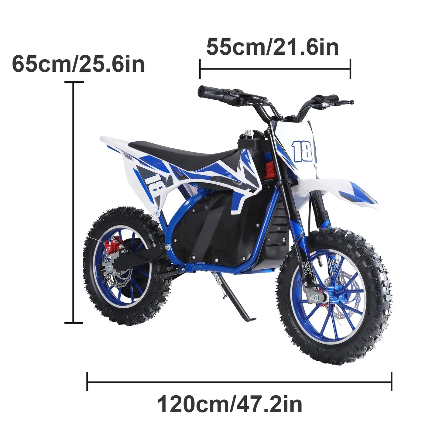 Kid Electric Motocross Bike,Dirt Bike,Electric Pocket Motorbike with High-Performance Motor and Battery,Off Road Mini Motorcycle