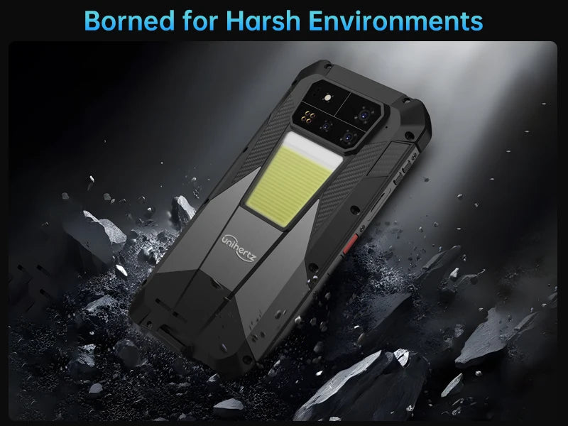 Shark 3 by 8849 Rugged Smartphone Android 14 3K AMOLED Display 32GB RAM 512GB ROM Dimensity 8300 CPU Mobile Phone