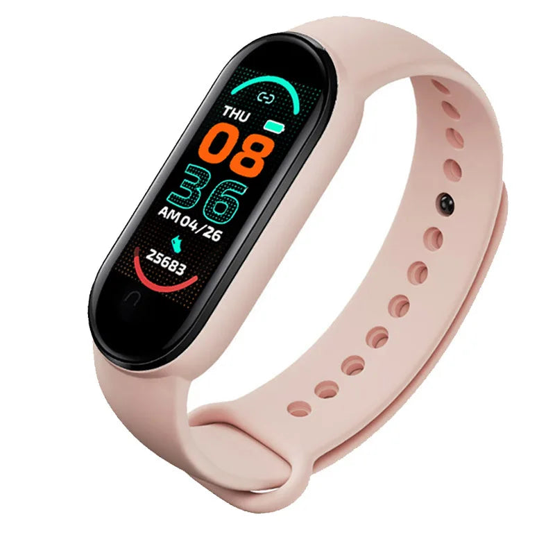 Smart Watch M6 Men's And Women's Fitness Sports Bracelet Heart Rate Blood Pressure Monitor Digital Watch for IOS Android Phones