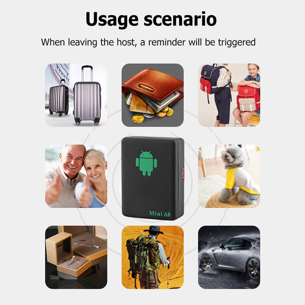 Portable GPS Locator Real Time Tracking Anti-Lost Device USB Powered Pet Kids Wallet Smart Finder Anti-Theft Key Wallet Tracking Finder