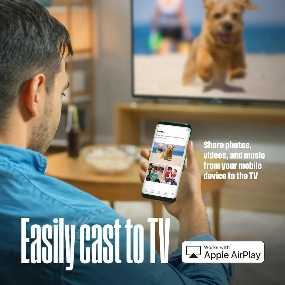 TV - 24 Inch Smart TV, HD Television with Wi-Fi Connectivity and Mobile App