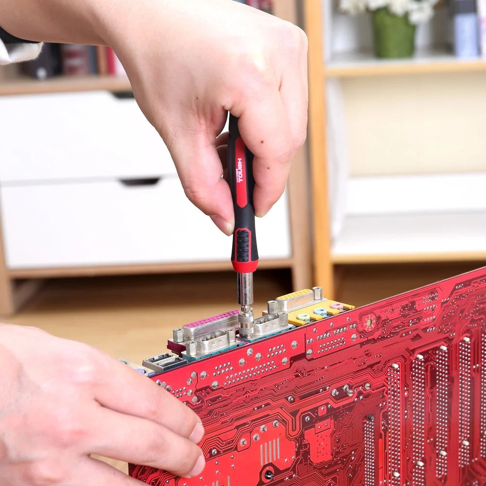 77 Piece Precision Tool Kit Magnetic Screwdriver CR-V Steel Bits Electronics Repair Compact Case Portable Handy Set