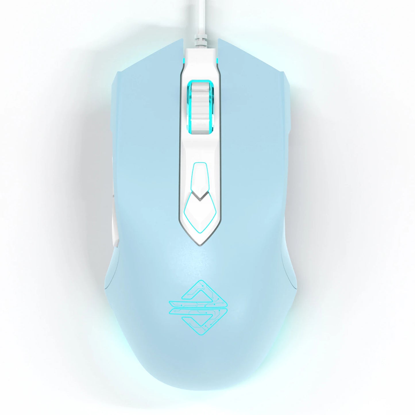 AJ52 RGB Lightweight Gaming Mouse, Programmable 7 Buttons, Ergonomic LED Backlit USB Gamer Mice for Windows Mac OS Linux