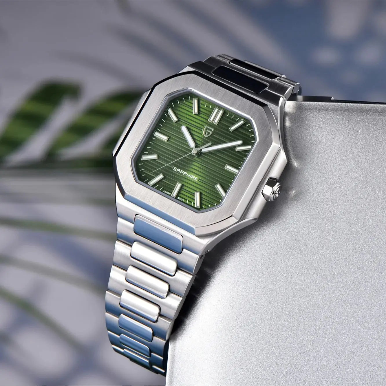 2025 New Men's Quartz Wristwatches TMI VH31 37MM 10Bar Waterproof 316L Luxury Stainless Steel Sapphire Men's Watch