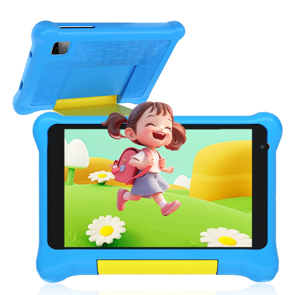 2025 NEW TK707 Tablet 7″ Android 12 Quad Core 5GB+32GB Wi-Fi 5000mAh Battery Dual Camera Software