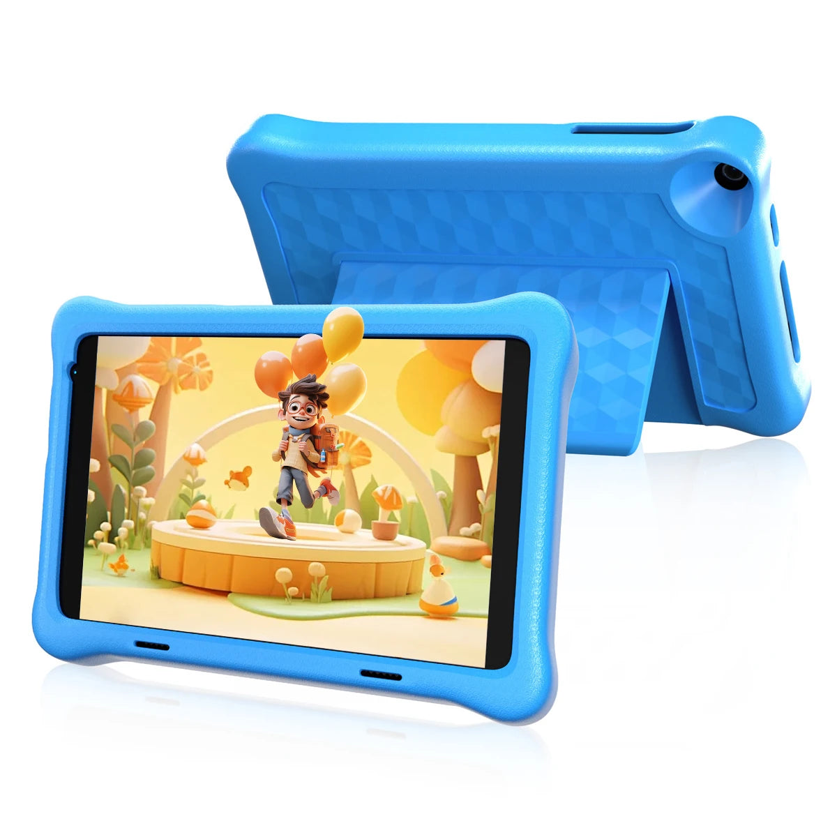 8 Inch Tablet Android11 Learning Tablets Quad Core Processor 2GB+32GB 128GB Expansion 5000mAh Child Eye Protection with Case