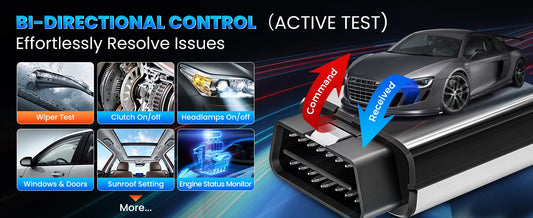 Auto Diagnostic Tools Full System Bidirectional ECU Coding All Service OBD2 Scanner Lifetime Free Update