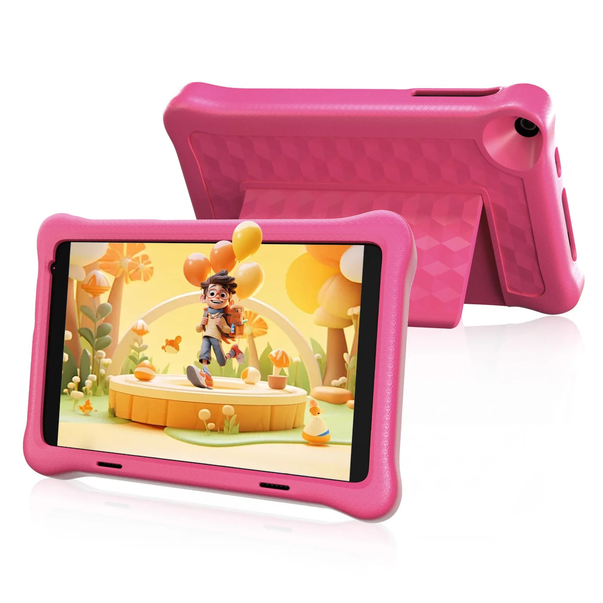 8 Inch Tablet Android11 Learning Tablets Quad Core Processor 2GB+32GB 128GB Expansion 5000mAh Child Eye Protection with Case