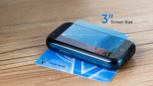 Jelly 2 World's Smallest Android 11 4G Smartphone 6GB+128GB 2000mAh Fingerprint OTG NFC Card Size Super Mini Tiny Phone