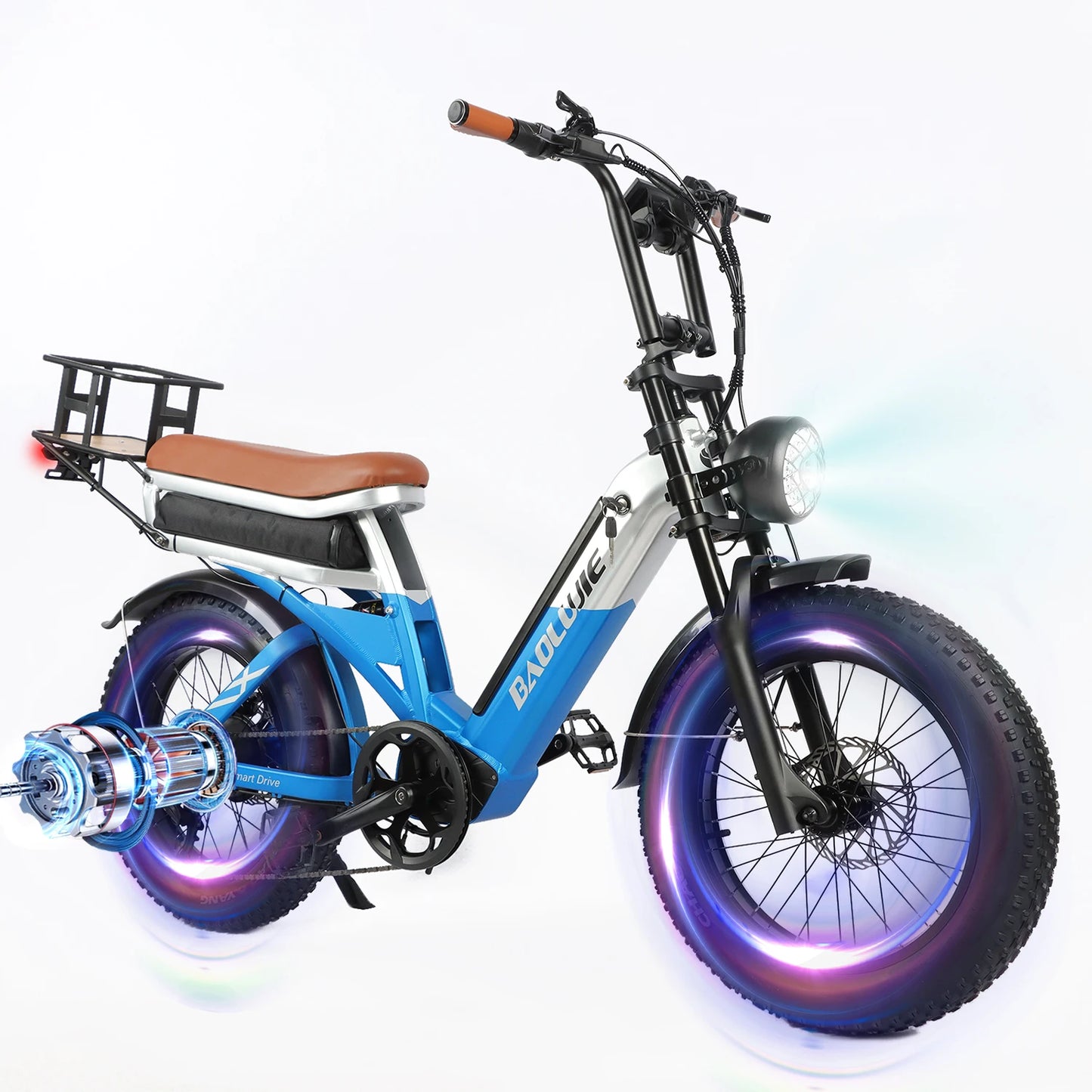 DM01 2000W Moto Electric Bicycle 60V30AH Battery Color Display 42 MPH E Bike UL2849