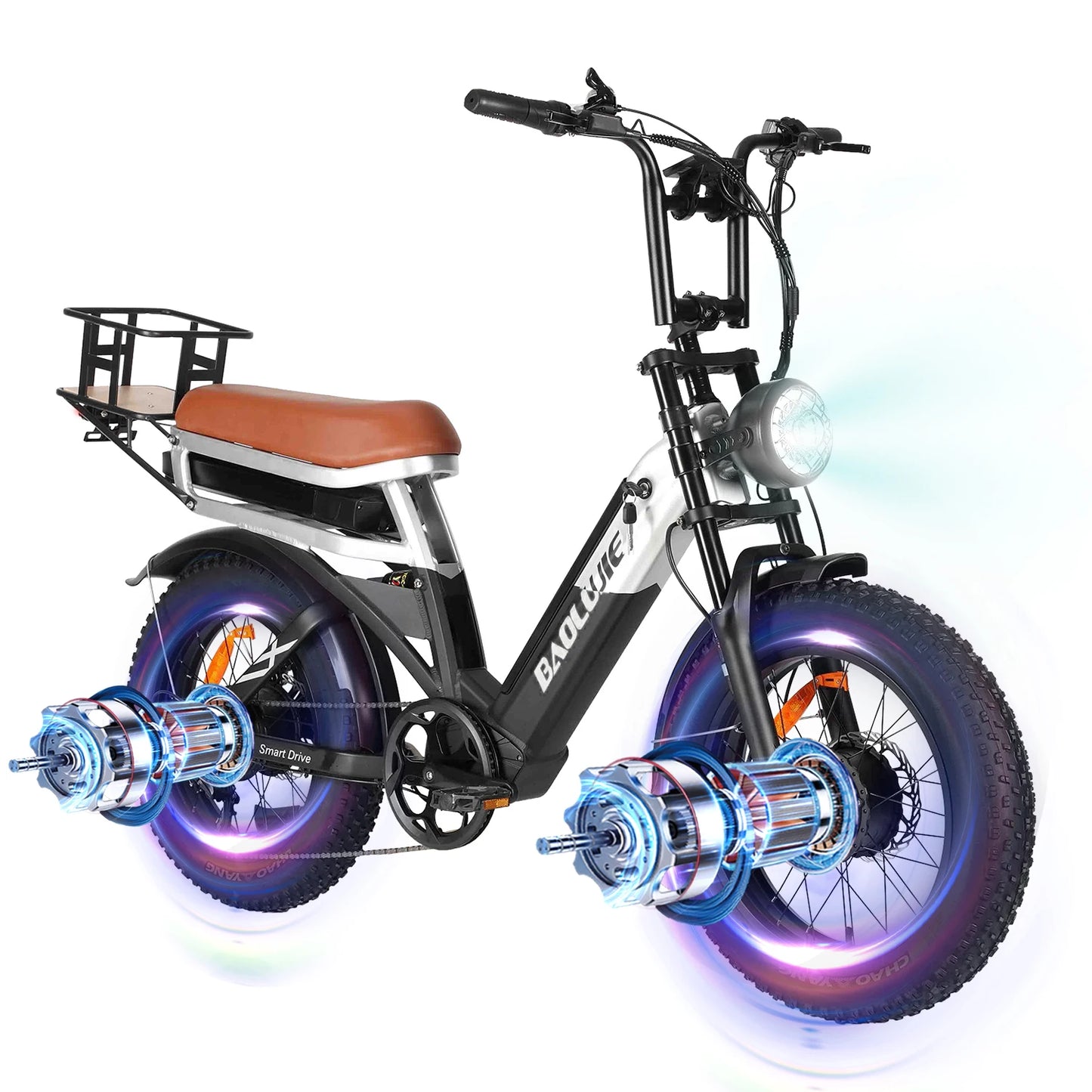 DM01 2000W Moto Electric Bicycle 60V30AH Battery Color Display 42 MPH E Bike UL2849