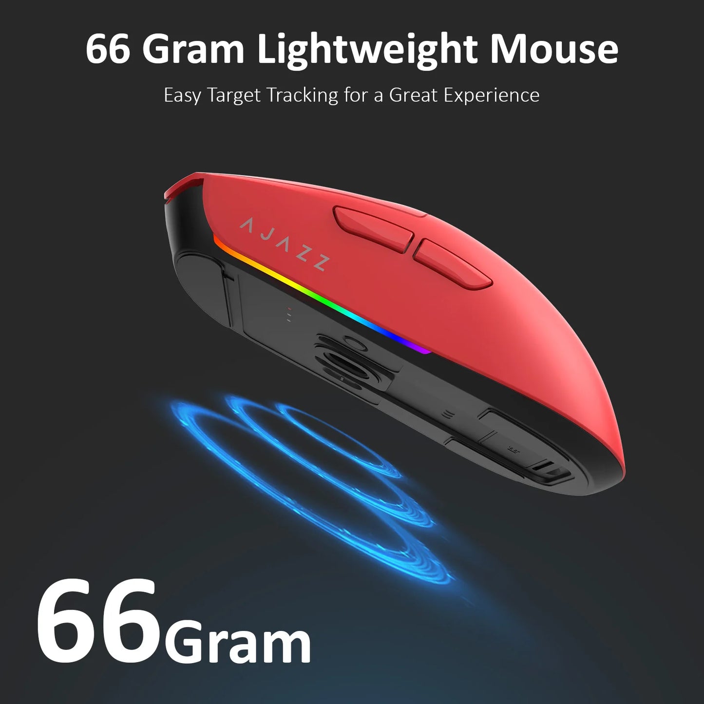 AJ139 V2 MC Symmetrical Ergonomic Wired Gaming Mouse, High Accuracy Sensor, Durable Switch, Lightweight PC Esports Mouse