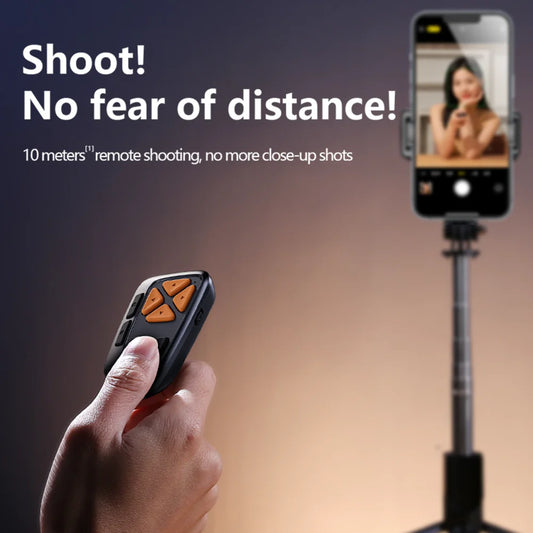 Remote Control Wireless Page Turner Bluetooth-Compatible 10M Control Range 8 Mute Button for Android iOS iPhone iPad Tik Tok