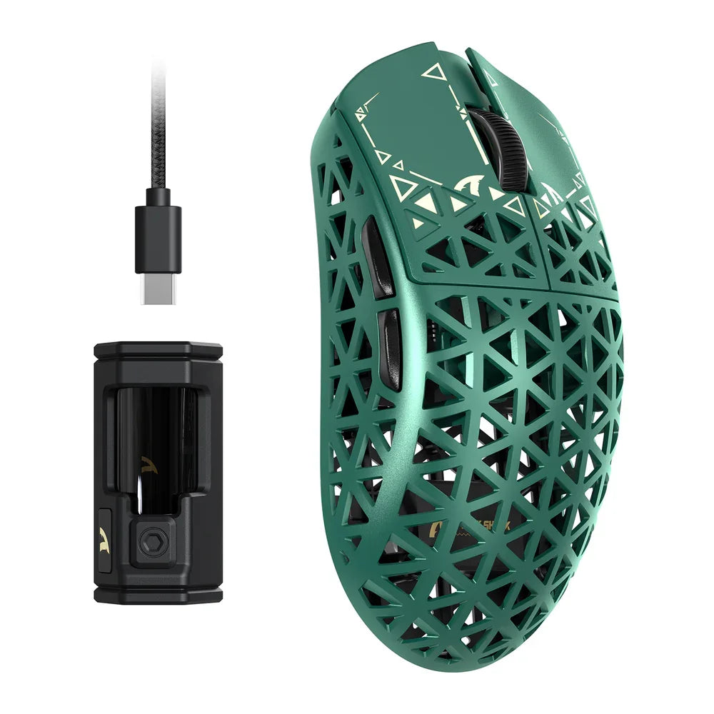 R5 Ultra Carbon Fiber Wireless 8K Gaming Mouse 39g SUPERLIGHT, PixArt PAW3950MAX Gaming Sensor, 8000Hz Wireless Pol