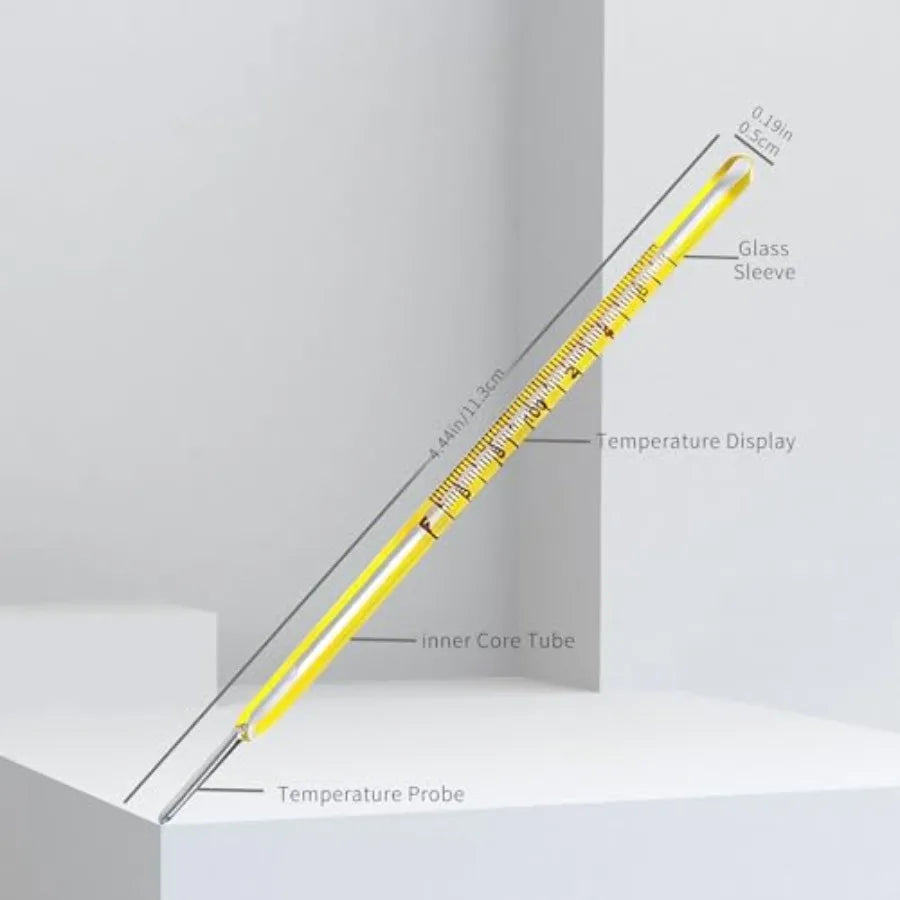 Oral Thermometer for Adults and 2PCS Glass Basal Body Thermometer Rectal Body Thermometer for Baby Non-Digital Infrared Thermometer