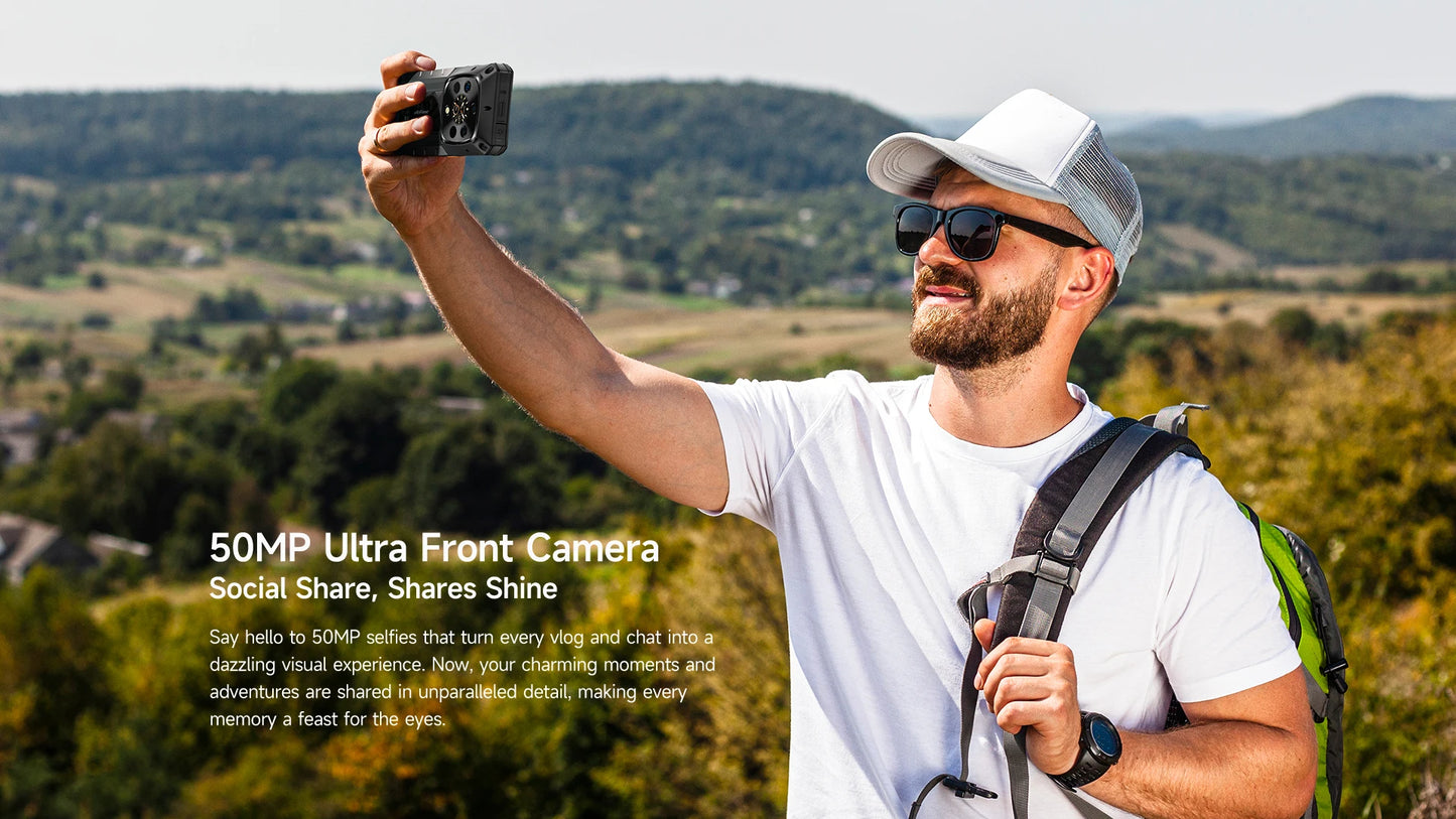 Armor 28 Ultra 5G AI Thermal Imaging Rugged Phone Diversity 9300+ 1TB ROM 32GB RAM Android Smartphone AMOLED Mobile