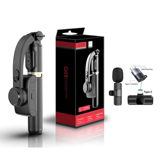 2025 NEW anti shake Gimbal Stabilizer Selfie Stick Foldable Wireless Tripod with Bluetooth Shutter Monopod for iPhone smartphone