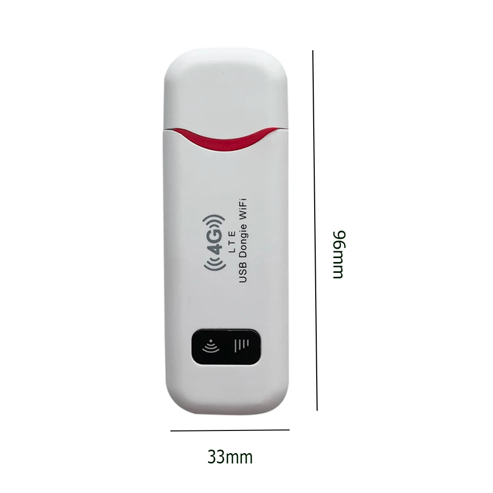 1/2/3PCS 150Mbps 4G LTE USB Modem Dongle WiFi Router with SIM Card Slot Pocket Hotspot Wireless Adapter for Laptops UMPC MID ﻿ ﻿