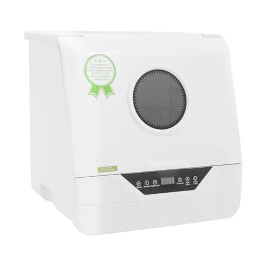 Portable Countertop Dishwasher 800W 6L Dish Washing Machine with 4 Wash Programs Display HighTemperature Cleaning Purification