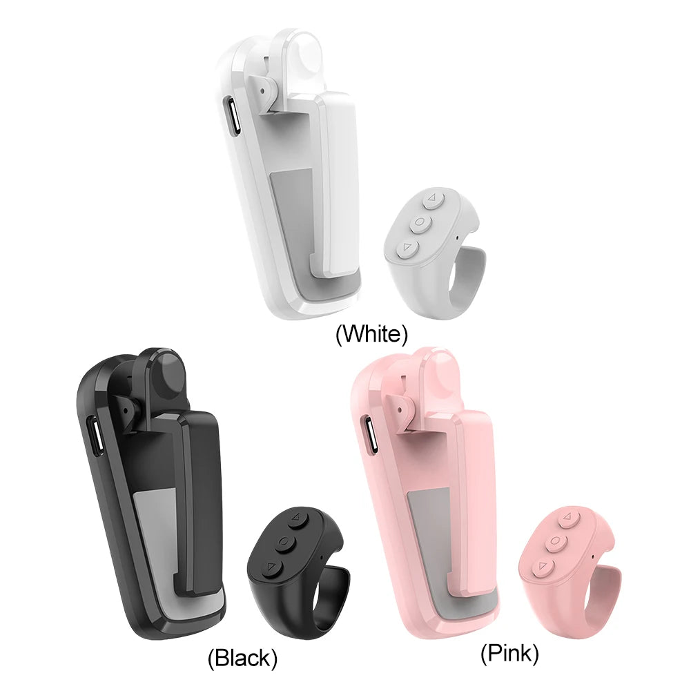 Remote Control Page Turners Type-C Rechargeable Multifunction Page Turner Clicker Lightweight for E-book Clicker Accessory