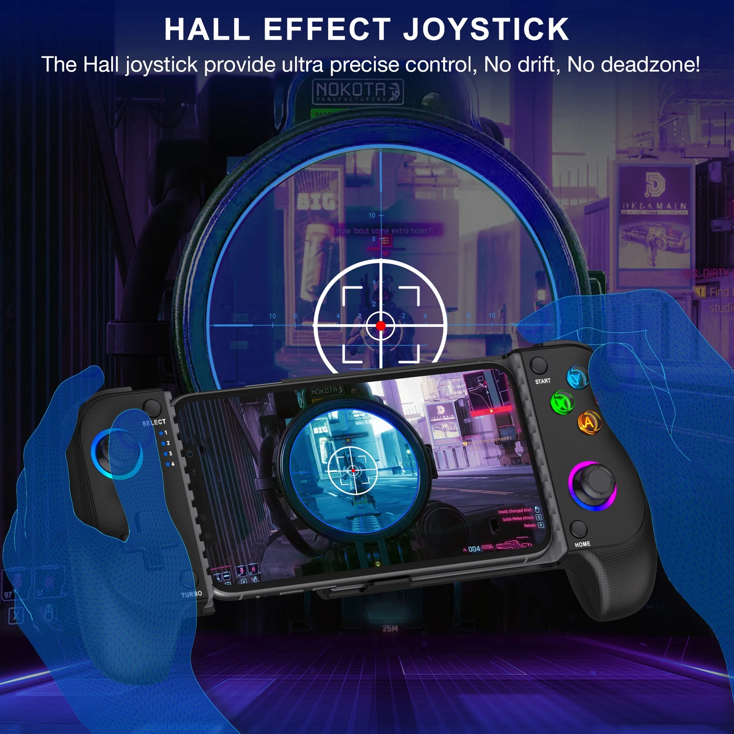 MC100 Gamepad Telescopic for Apple IOS Android PUBG COD Stretch Wireless Bluetooth Phone Game Controller Joystick