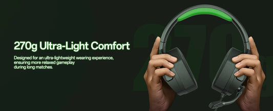 N16 Gaming Headset - Noise Canceling Mic, Stereo Sound, and Comfortable Design Gaming Headphones for PS5, PS4, Xbox One