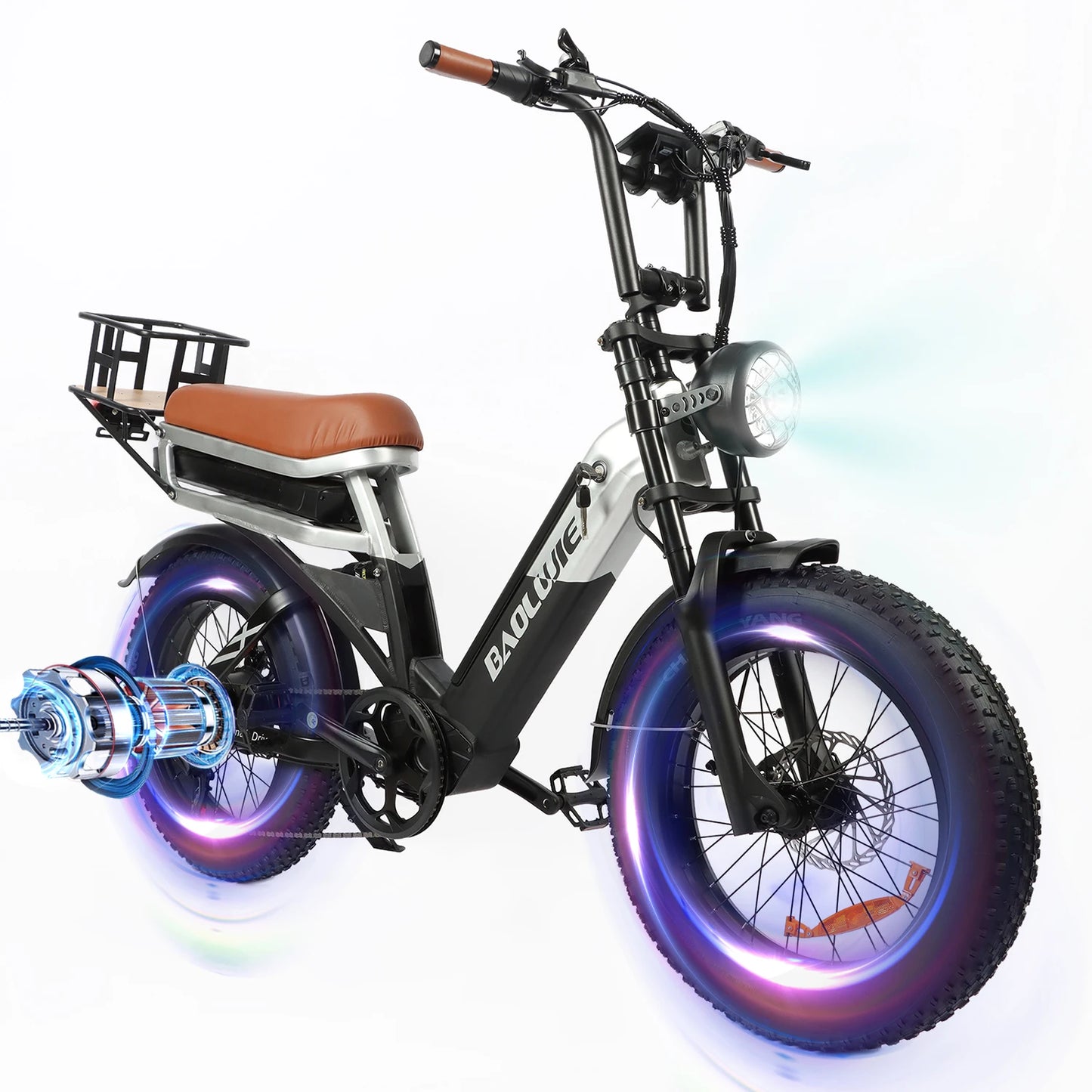 DM01 2000W Moto Electric Bicycle 60V30AH Battery Color Display 42 MPH E Bike UL2849