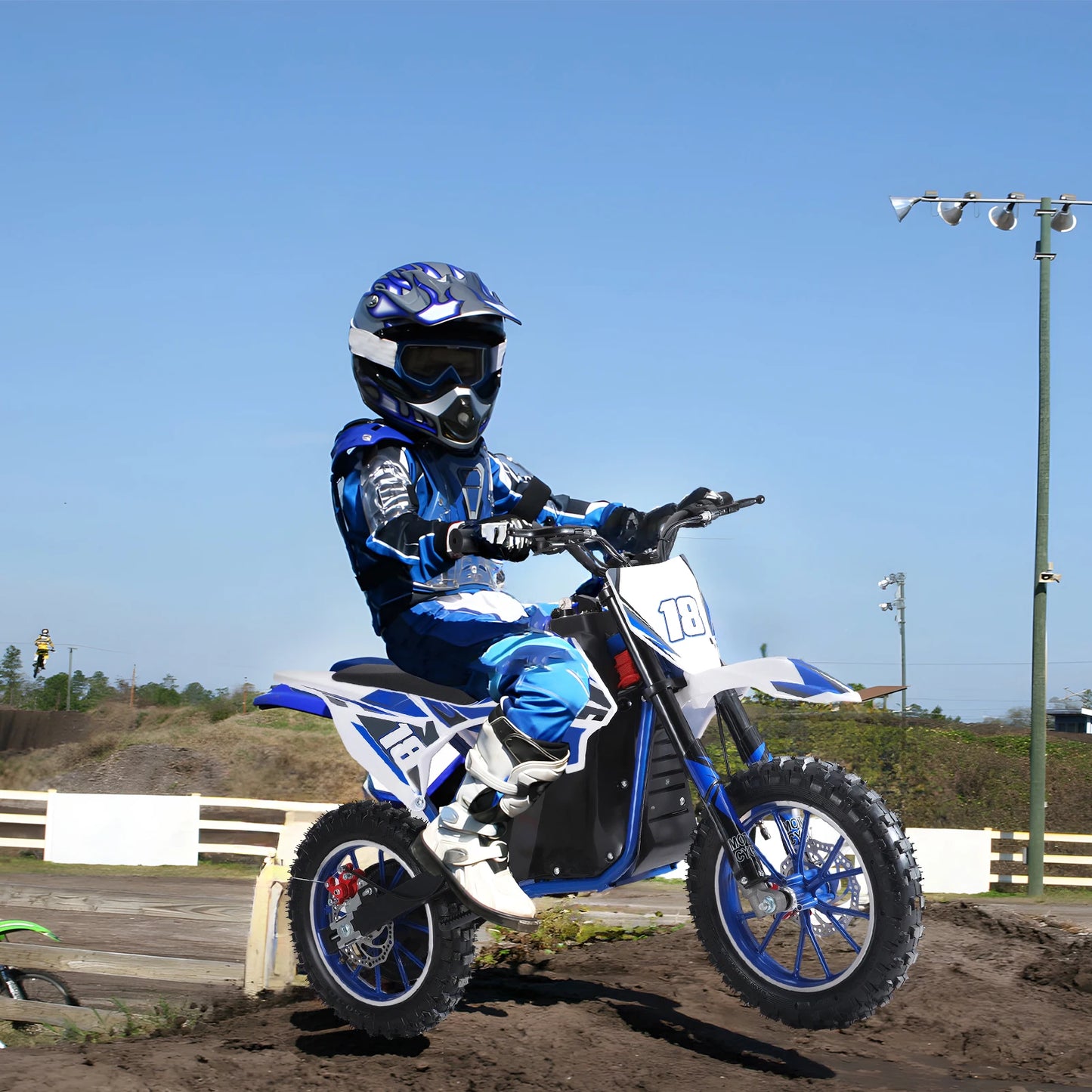 Kid Electric Motocross Bike,Dirt Bike,Electric Pocket Motorbike with High-Performance Motor and Battery,Off Road Mini Motorcycle
