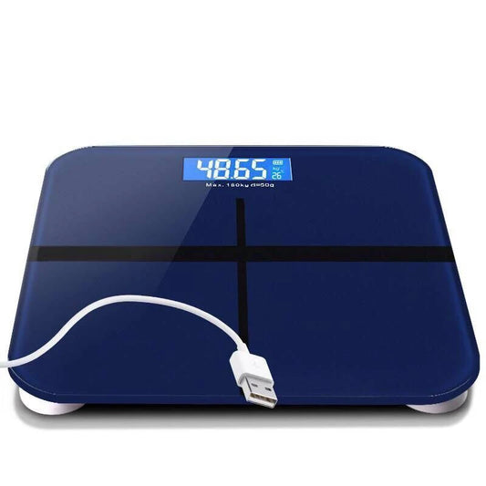 Weight Loss Weight Scale LED Display Smart Body Weight Scale rechargeable via USB Precision Electronic Scale for Home dult
