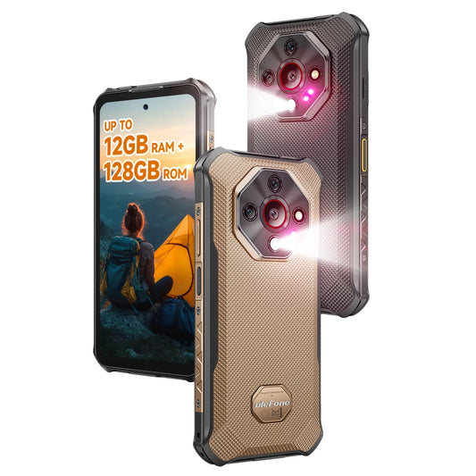 Armor X16 Rugged Phone 10360mAh Battery Up to 12GB RAM 128GB ROM 120Hz 6.56" Night Camera NFC 4G Android 15 Smartphone
