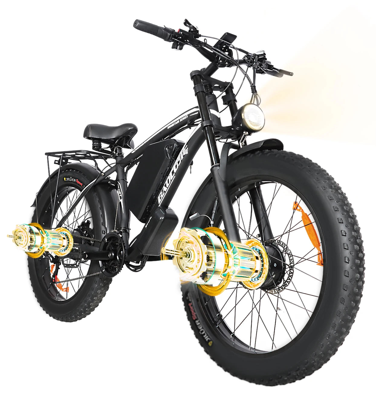 DM01 2000W Moto Electric Bicycle 60V30AH Battery Color Display 42 MPH E Bike UL2849