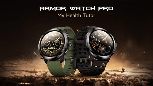 Armor Watch Pro 1.5" AMOLED Smartwatch with Built-in GPS, Heart Rate Monitoring, Sports Watch for Men & Women