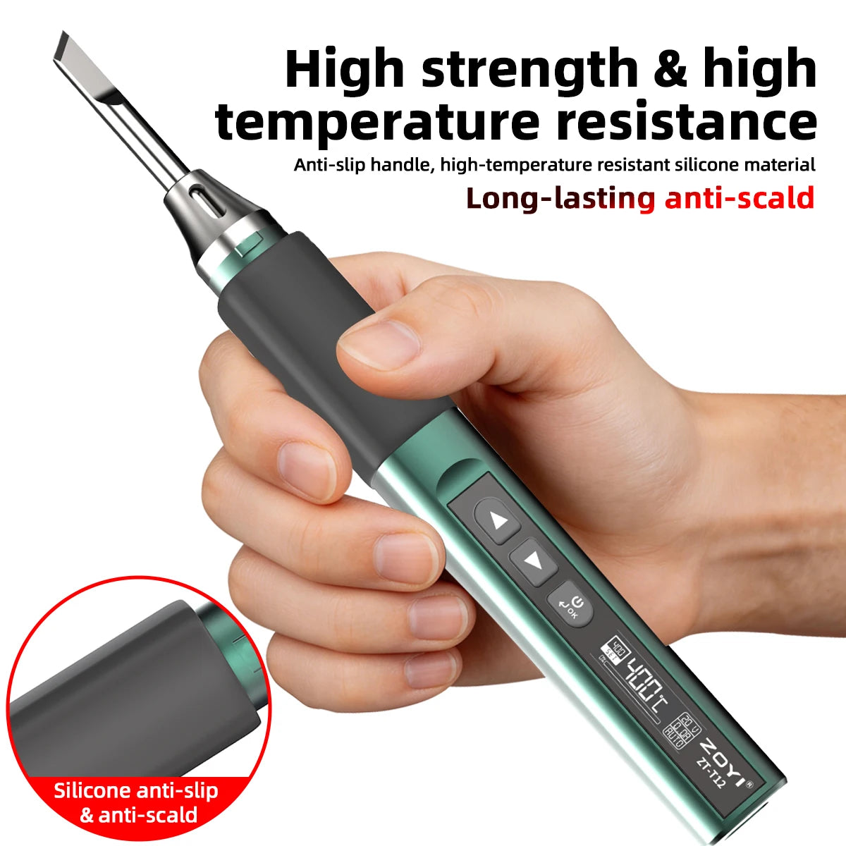 ZT-T12 100W Smart Constant Temperature Soldering Iron Multi-Protocol Portable High Power for Small Home Repair