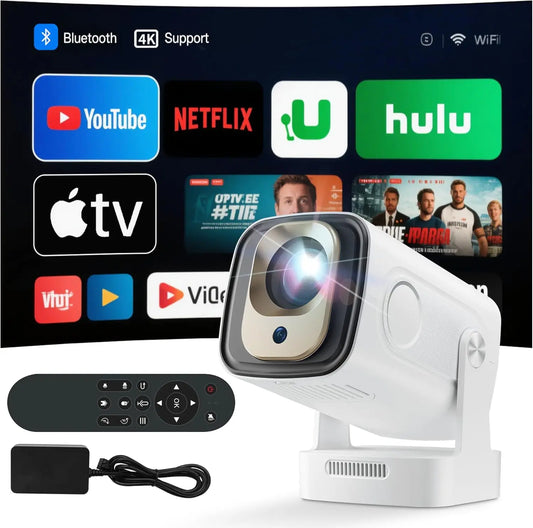 Projector Gimbal 5 Pro/3S 4K Android 11.0 Native 1080P/720P Autofokus 330ANSI Dual Wifi Bluetooth Home Theater Cinema