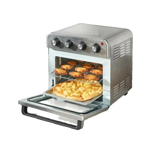 18L 1700W Air Fryer Toaster Oven Stainless Steel Toaster Ovens Countertop Combo with Grill Home and Commercial Use
