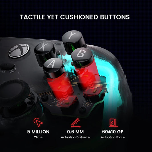 Kaleid Xbox Gaming Controller Wired Gamepad for Xbox Series X, Xbox Series S, Xbox One, with Hall Effect Joystick