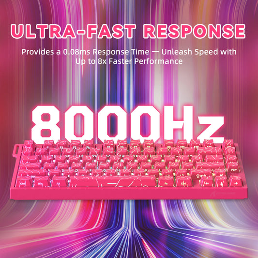 R82 HE Wired 75% Gaming Keyboard, Magnetic Switch, 8000Hz Polling Rate, Ultra-Precision 0.005mm RT Tech, RGB Backlight