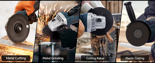 125mm Brushless Angle Grinder Cordless Electric Angle Grinder Power Tool Polishing Cutting Machine for Makita 18V Battery Pin