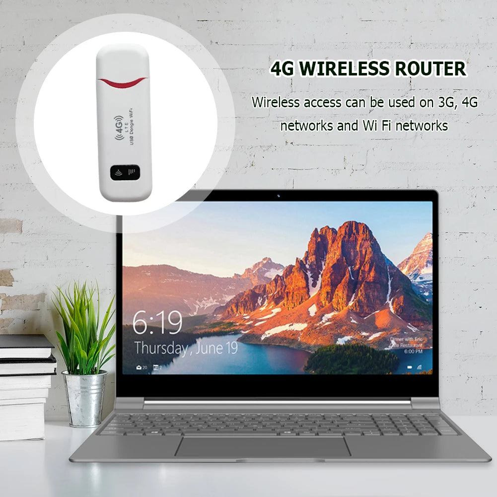 1/2/3PCS 150Mbps 4G LTE USB Modem Dongle WiFi Router with SIM Card Slot Pocket Hotspot Wireless Adapter for Laptops UMPC MID ﻿ ﻿