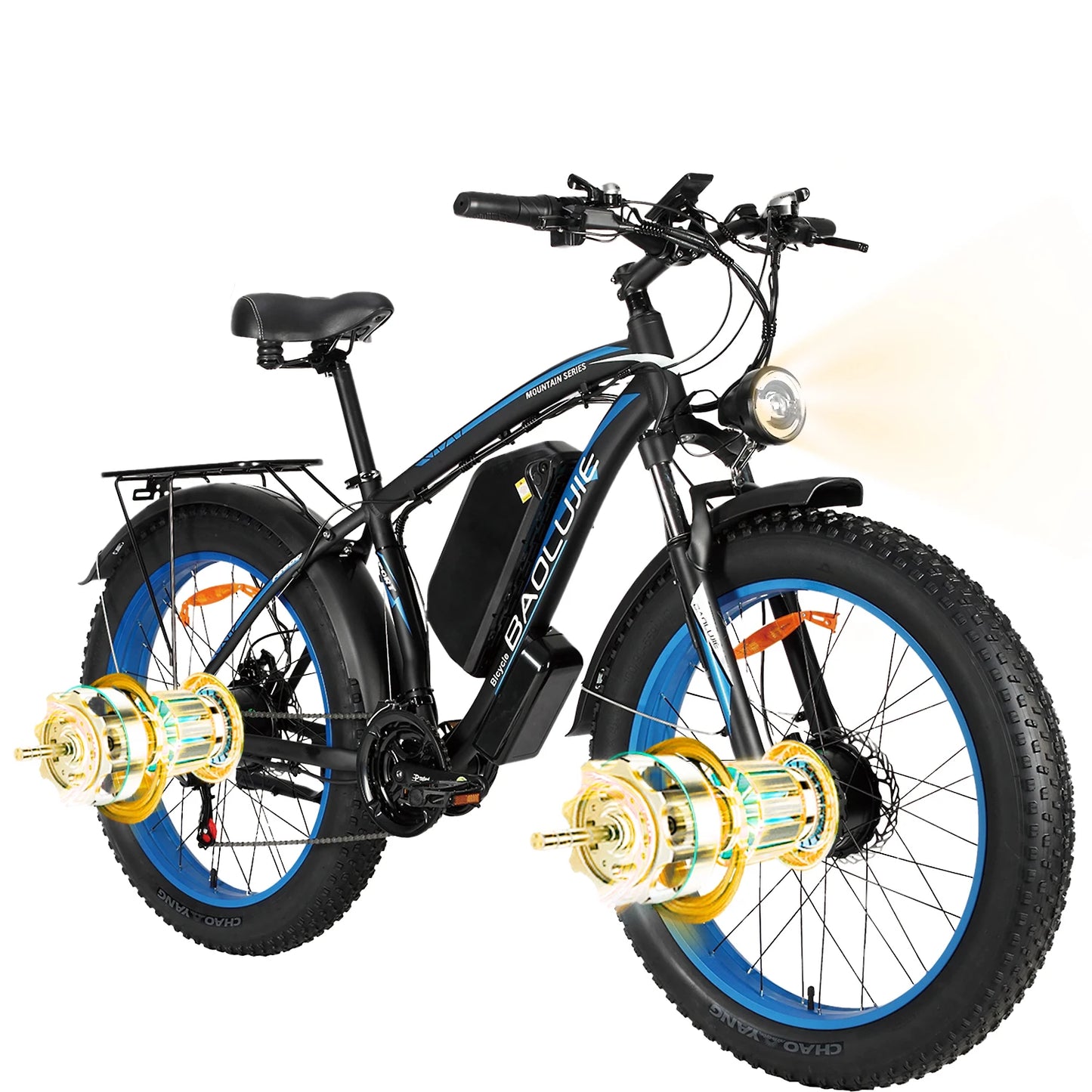 DM01 2000W Moto Electric Bicycle 60V30AH Battery Color Display 42 MPH E Bike UL2849