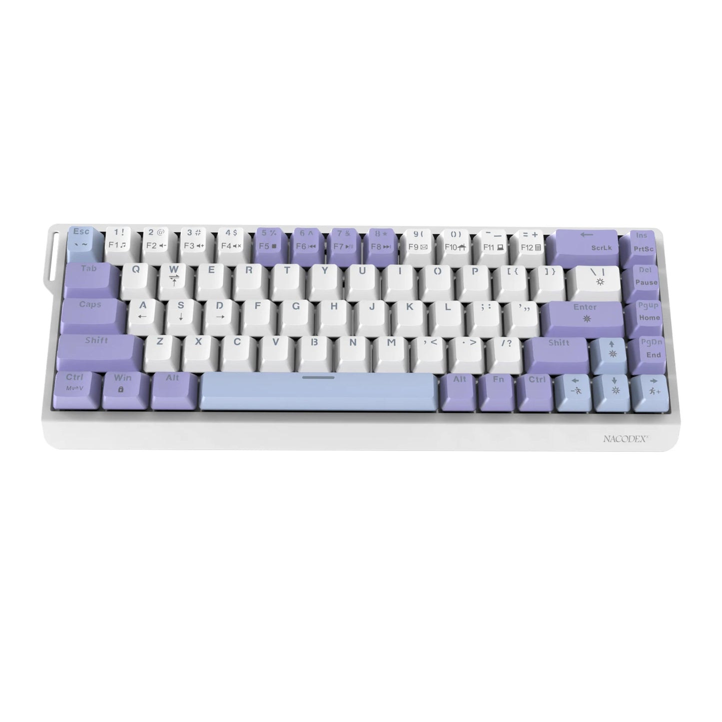 NK68 V2 Wired Mechanical Gaming Keyboard, Red Switch, Full Hot-Swappable, RGB Streamer Light, 68 Keys for Gaming & Office
