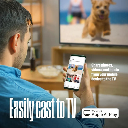 TV - 24 Inch Smart TV, HD Television with Wi-Fi Connectivity and Mobile App