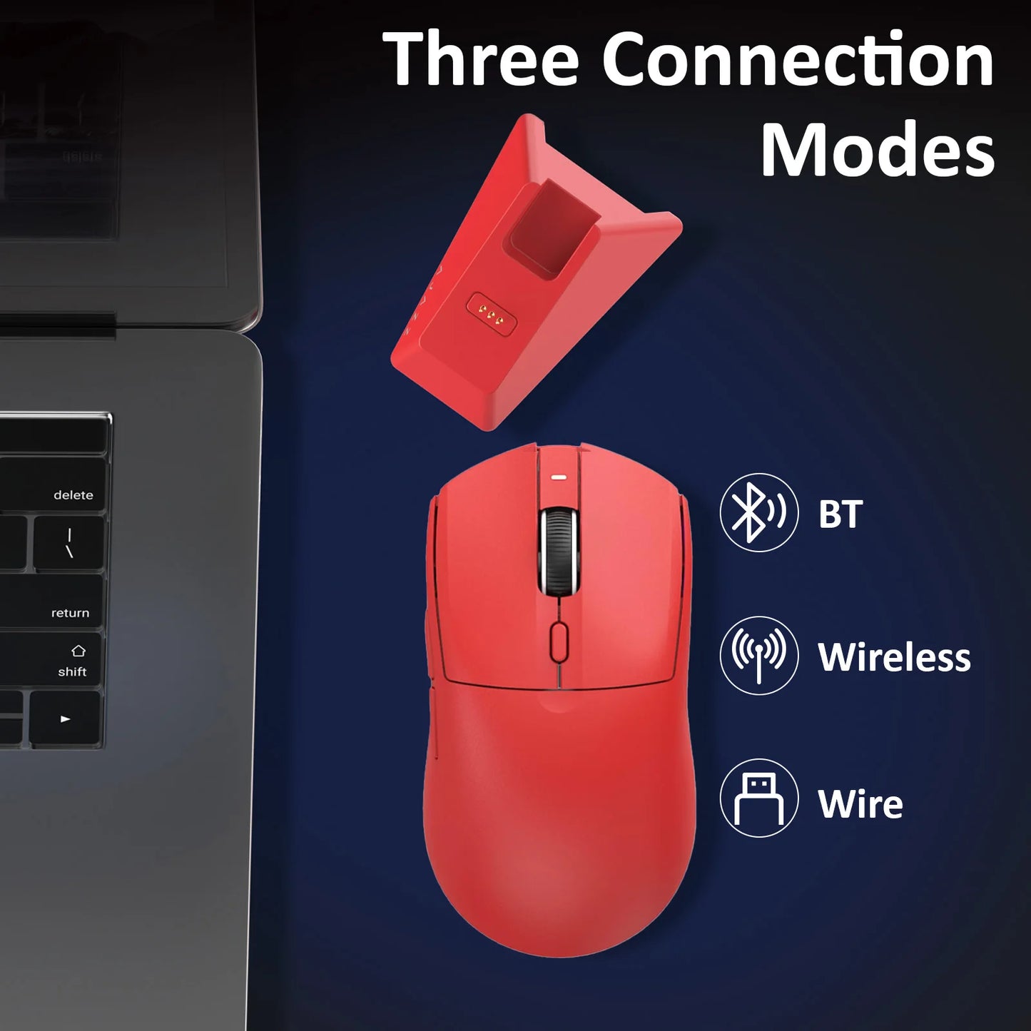 AJ139 V2 MC Symmetrical Ergonomic Wired Gaming Mouse, High Accuracy Sensor, Durable Switch, Lightweight PC Esports Mouse
