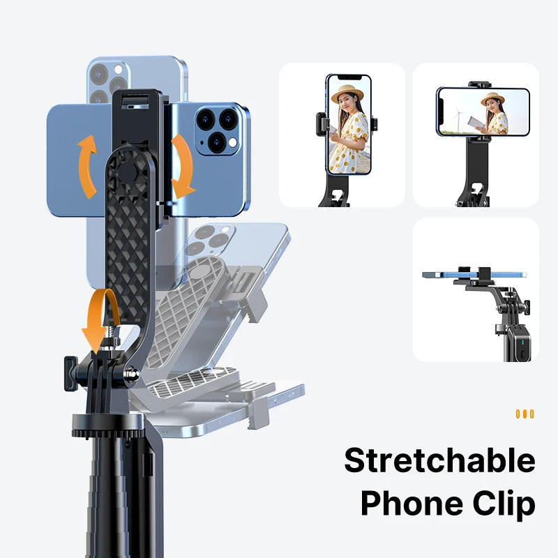MA09 Smartphone Tripod Bluetooth Selfie Stick Desktop Tripod for iPhone 12 13 14 GoPro Card Camera Live Streaming Video