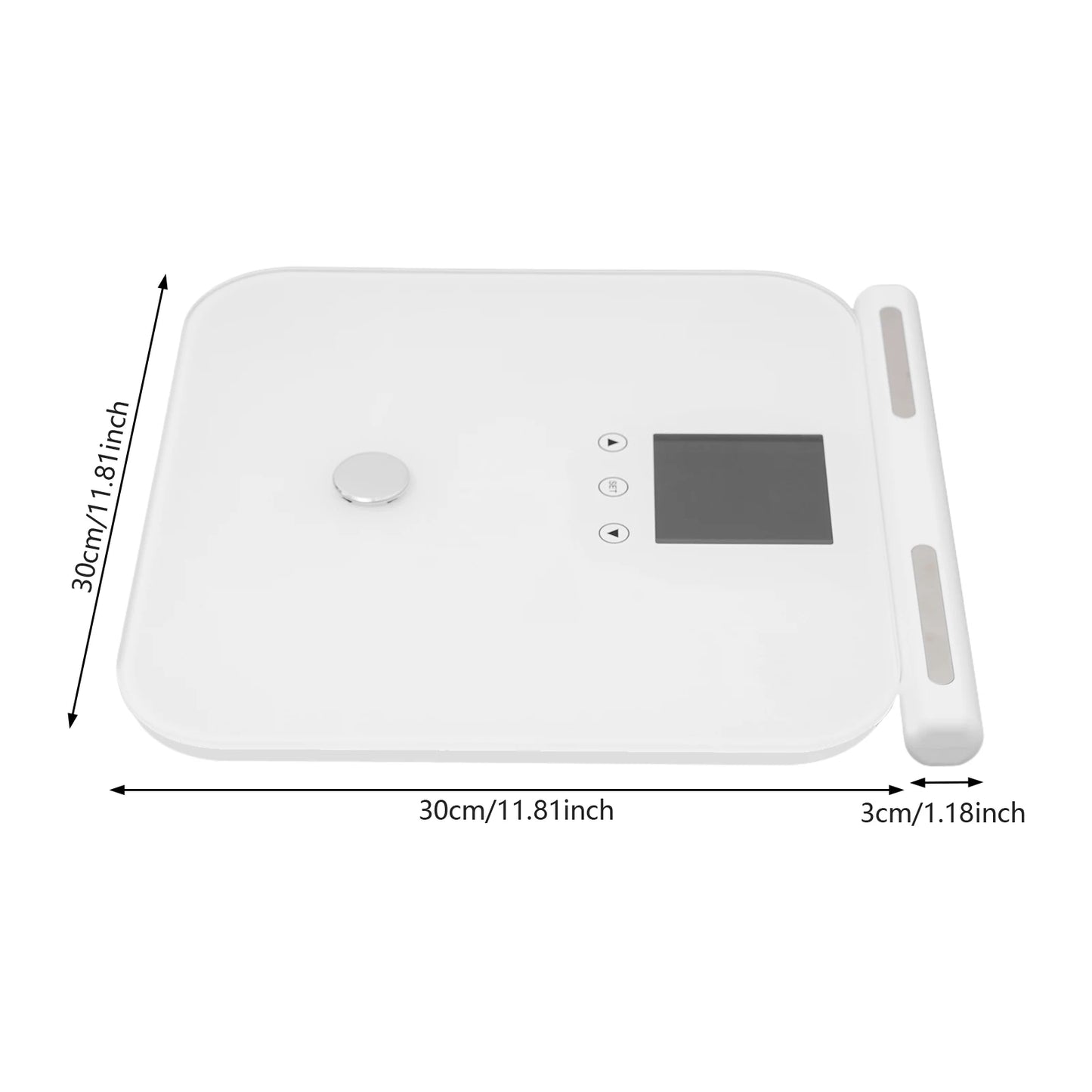 8 Eletrode Body Fat Scale Intelligent Electronic Scale Multifunctional Weight Scale LCD Color Display Screen