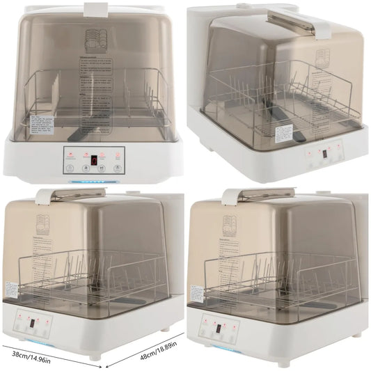 Countertop Dishwashers, 800W Portable Dishwasher Featuring with 6L(1.59G) Built-in Water Tank