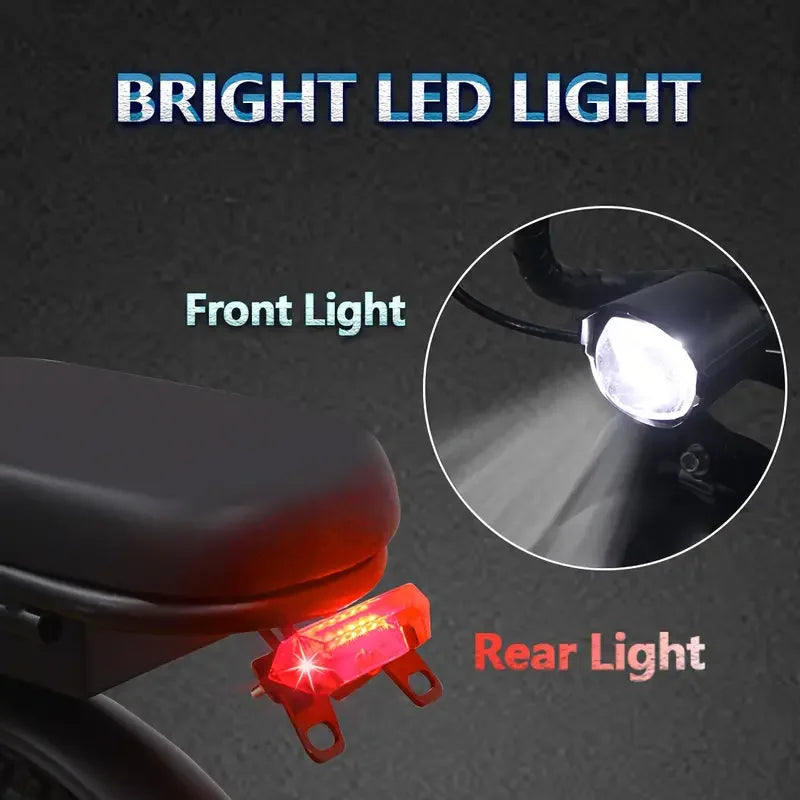 Adult Electric Bicycle 500W Peak Motor 30 Miles Range 48V 10Ah Battery Mini Folding Electric Bike