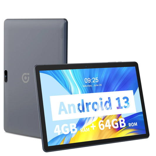 10.1 Inch Tablet PC Android 13 64 GB Quad Core Touch Screen Wi-Fi with SIM Slot Support 3G Phone Call