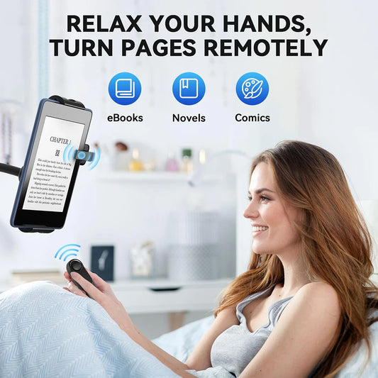 Remote Control Page Turner Taking Photo Camera Video Recording Remote Trigger Clicker Page Turner for Kindle Accessories